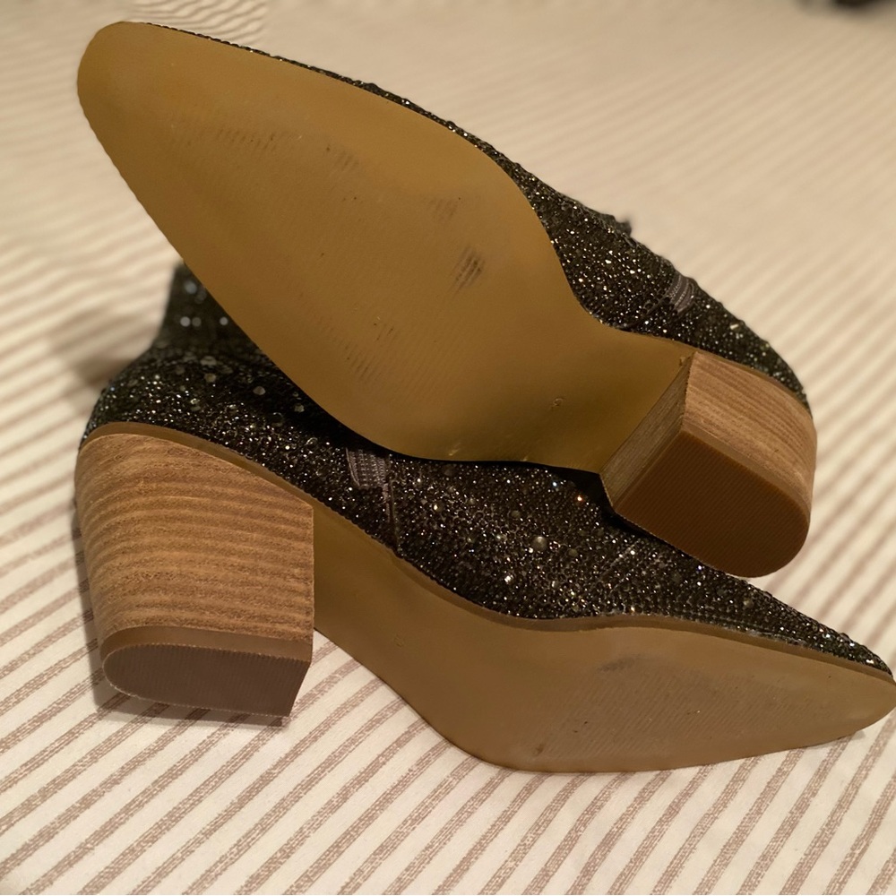 Smoke rhinestone Matisse Harlow  boots. 2.5 in heel. - Picture 4 of 5